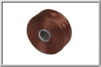 S-Lon, Size D, Beading Thread, F�delgarn, sienna, 1 Spule